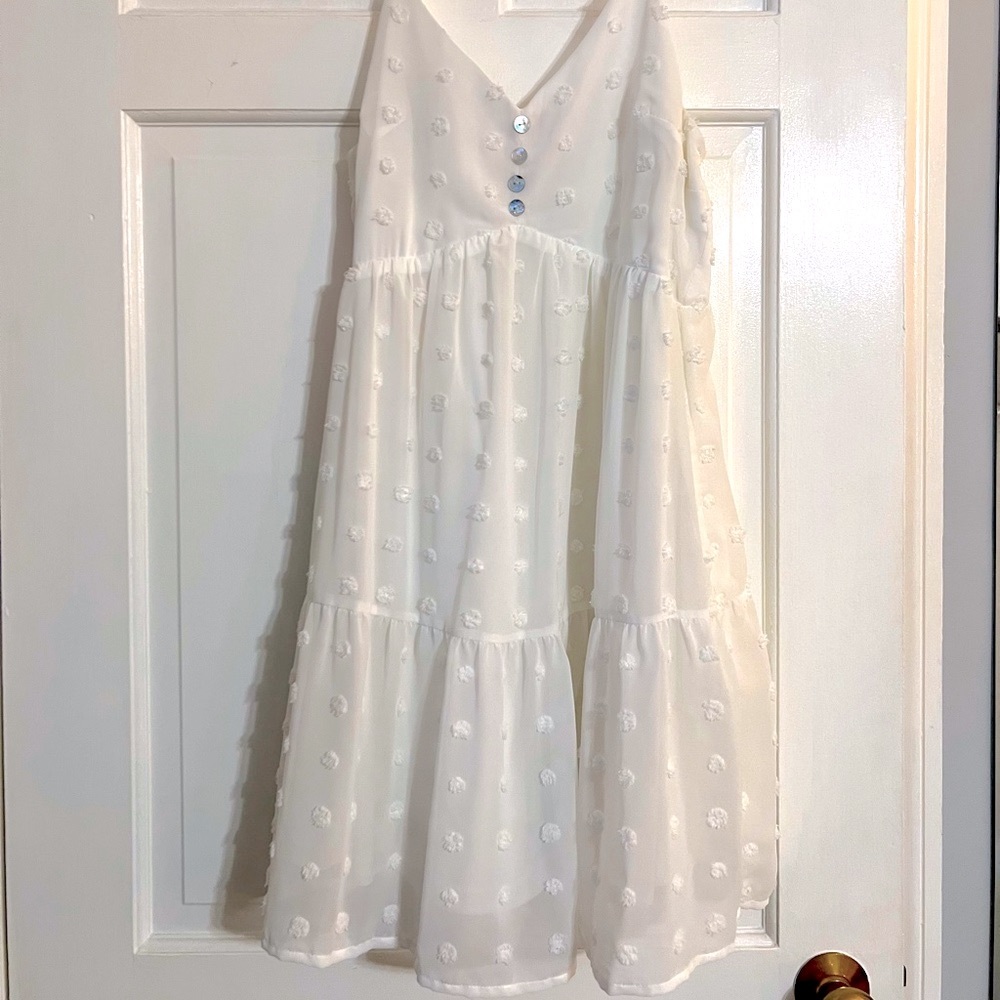 Spaghetti strap tank top dress